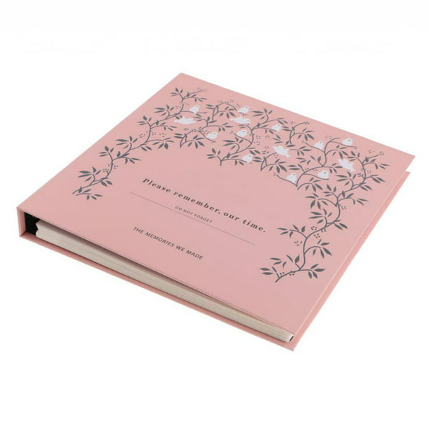 Album fotos con ventana 30x30 100 hojas blancas rosa pastel - La
