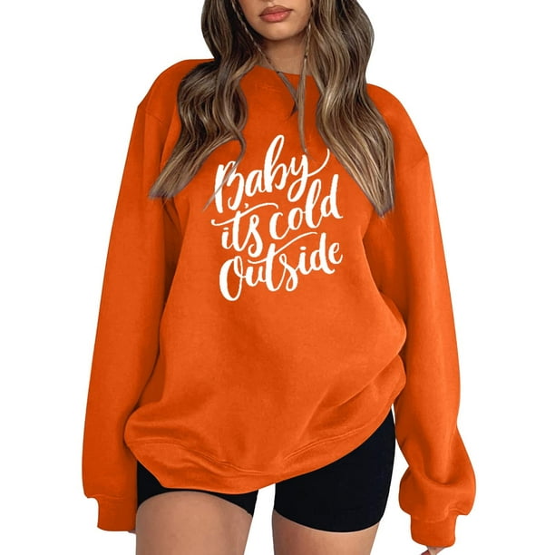 Gibobby Sudaderas para mujer oferta Sudadera de Cuello Redondo