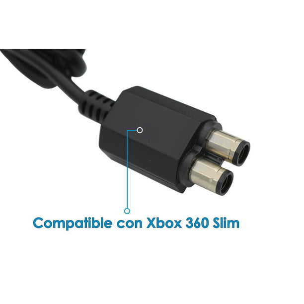Cable Corriente Para Fuente Poder Xbox 360-one Nuevo