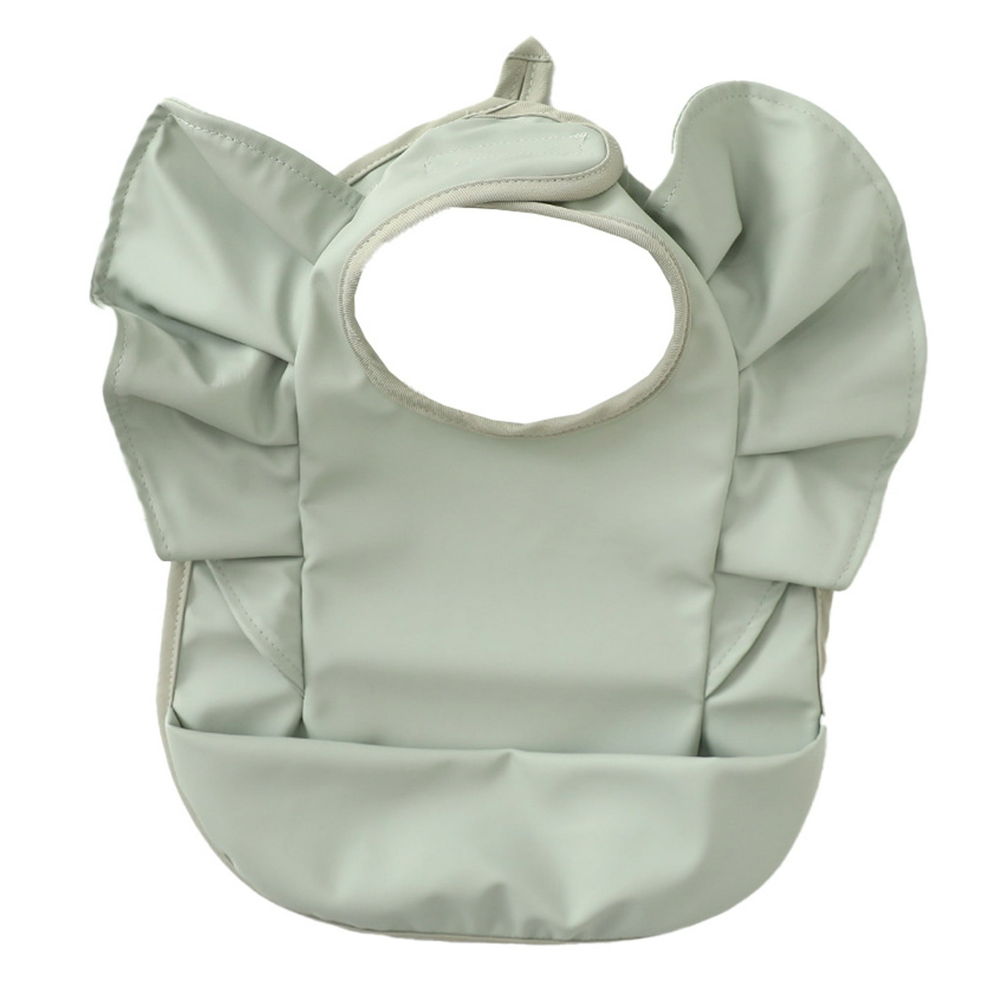 4 baberos de silicona para bebés, con bolsillo frontal grande, de silicona,  sin BPA, impermeable, con bolsillo para atrapar alimentos, babero de