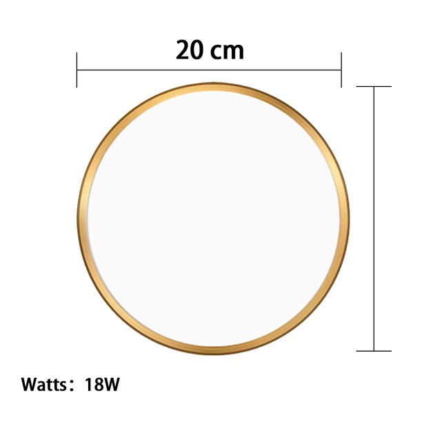 Lámpara de techo de montaje empotrado estilo luna, luces LED de techo  modernas, lámpara de pared, lámpara de techo blanca de luz diurna para