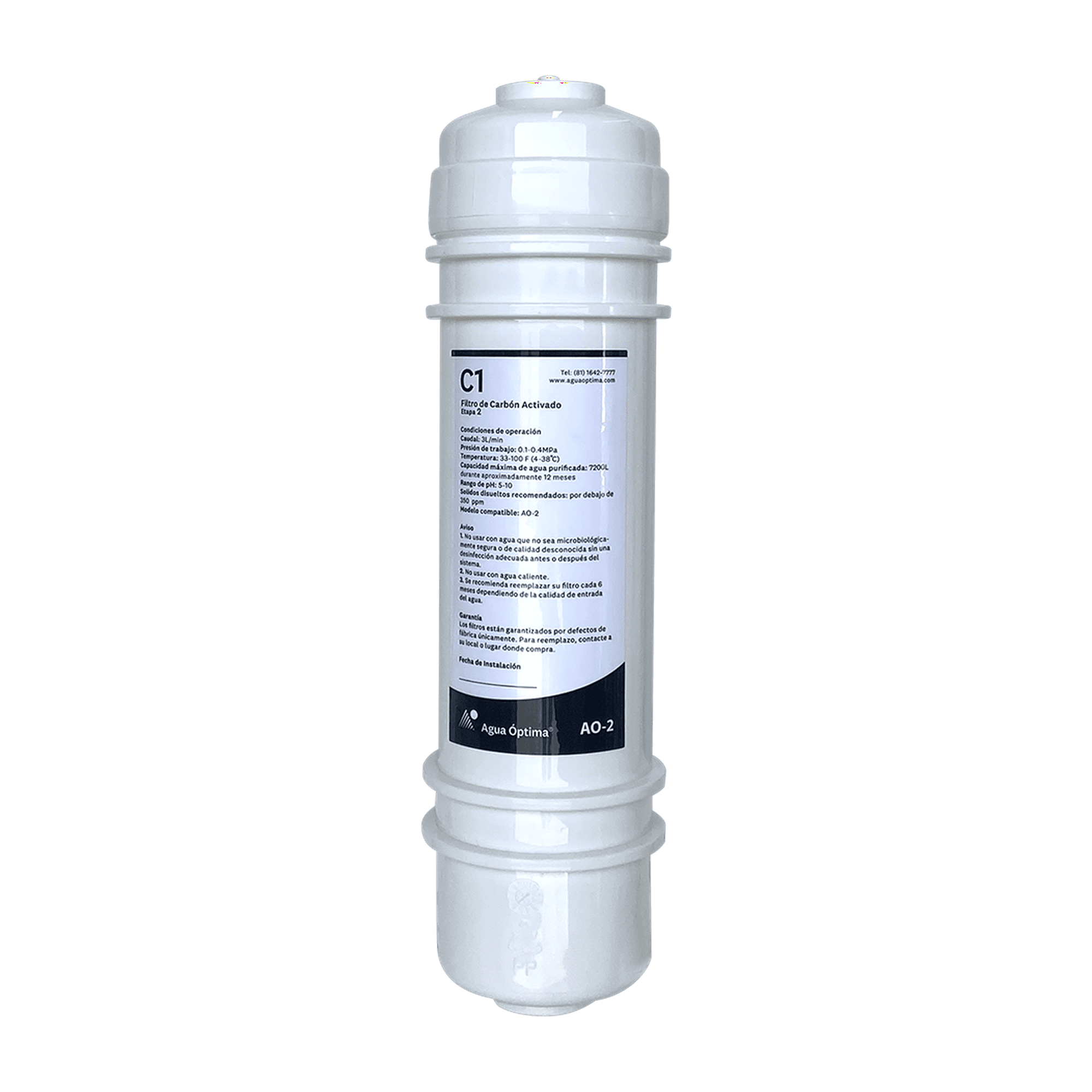 Filtro Agua Óptima Precarbón C1 Repuesto Purificador Ao2 | Walmart en línea