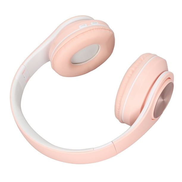 Auriculares Bluetooth Audifonos Inalambricos Reducción Ruido Color Rosa
