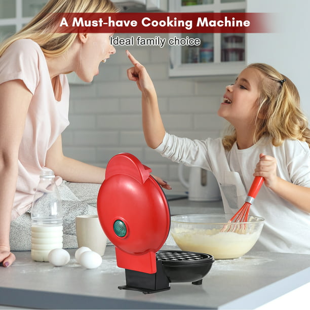 Maquina para hacer pan Mini máquina de parrilla Waffle Maker Electirc  Plancha redonda Sandwich Huevo Maboto Maquina para hacer pan