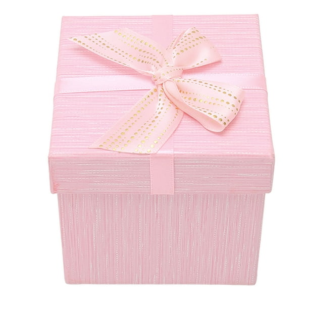 Cajas de regalo blancas, paquete de 24 cajas de regalo pequeñas de 4 x 4 x  4 pulgadas con tapas para cajas de regalo de fiesta, cajas de adorno, cajas