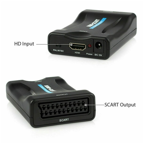 SCART to HDMI Video Converter with Audio - Conversores de Señal de