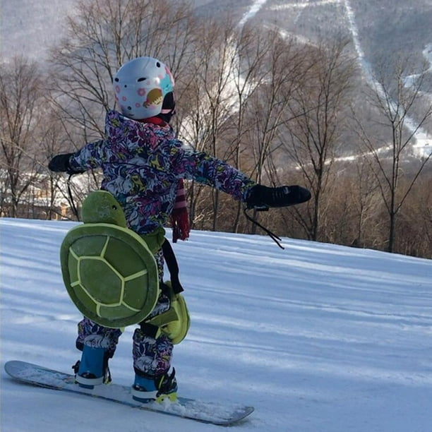 Niños adultos Equipo de esquí Tortuga Protección de snowboard Ski Snowboard  Almohadillas de cadera Lindos dibujos animados Rodilleras