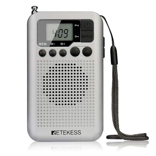 Radio de bolsillo, pequeña radio portátil digital AM FM con batería operada  con altavoz incorporado lyd modelStyleType