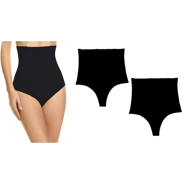 Paquete de 2 Faja Tipo Pantaleta Calzón Sin Costuras Invisibles Tatys  Fashion 1 Nude y 1 Negra