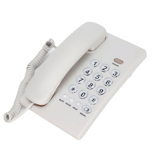 Teléfono fijo con cable, teléfono fijo doméstico KXT504 Teléfono con cable  multifuncional Teléfono con cable Diseño de clase mundial