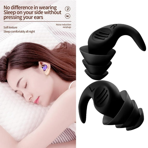 Tapones para los oídos de cera para dormir y nadar, reutilizables,  moldeables, con cancelación de ruido, reducción de bloqueo de sonido