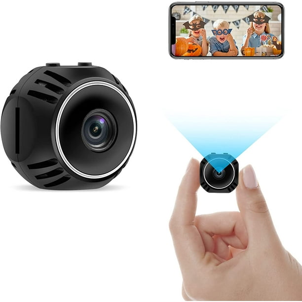 Mini cámara espía HD cámara oculta WiFi cámaras de vigilancia inalámbricas  detección de movimiento Micro niñera Cam para interior/exterior Ofspeizc  WLJ-4668
