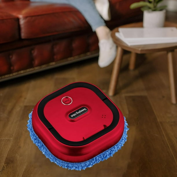 Robot aspirador inteligente con función de limpieza húmeda/seca con carga  USB, 60 dB, ideal para limpiar pelos de animales, alfombras, azulejos