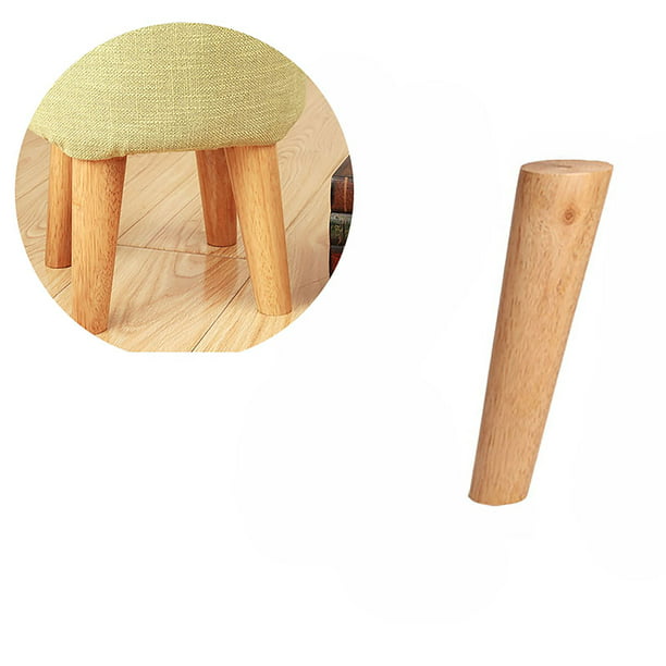 Patas de madera para muebles, 4 piezas de patas de sofá de roble, patas de  armario de repuesto, patas de gabinete de madera, patas de gabinete de TV