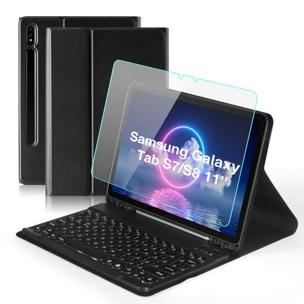 Funda con teclado para Tablet Teknet para Samsung Galaxy Tab S8