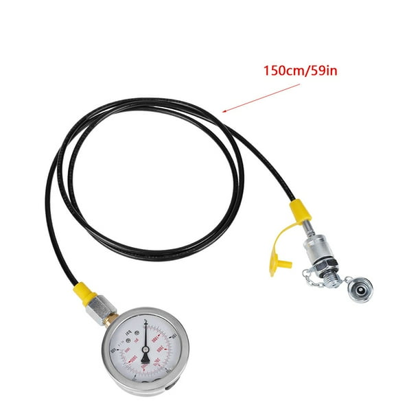 Manómetro de refrigerante Conjunto de herramientas de aire acondicionado  con manguera y gancho para Irfora Manómetro