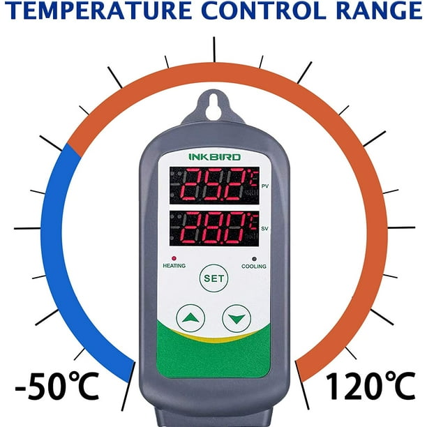 Termostato de base ITC-308 Controlador de temperatura de