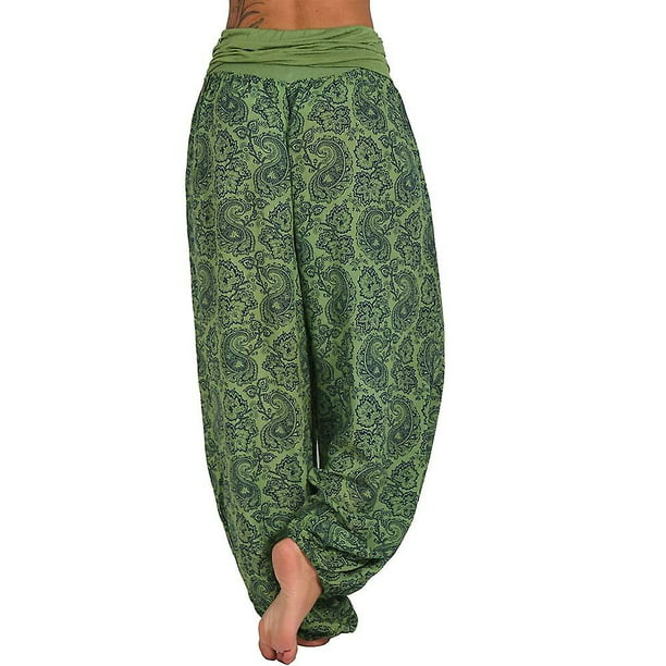 Pantalones Harem De Pierna Ancha Para Mujer Pantalones De Yoga
