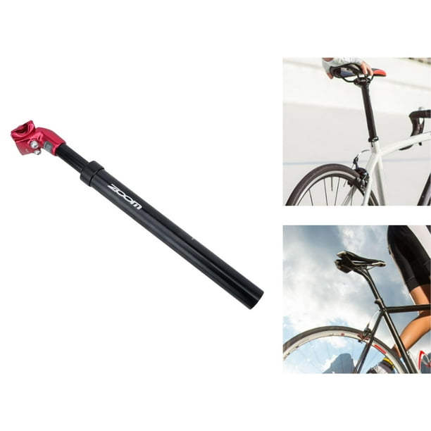 Tija de sillín de bicicleta MTB ligera, tija de sillín, amortiguador de  bicicleta de carretera de montaña, poste de asiento de presión de aceite,  Cabeza Roja 27.2mm Macarena Tija de sillín de