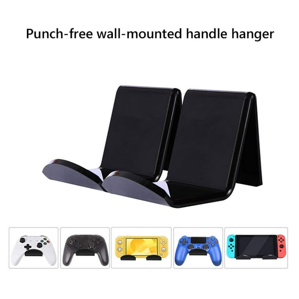 Soporte de pared para controlador de PS5/PS4/Xbox/Switch, soporte adhesivo  para auriculares PS5 para consola PS5, paquete de 6 ganchos de montaje en
