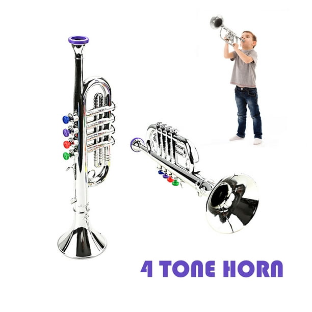 Juguete De Trompeta Juguete de trompeta de saxofón para niños, 4 teclas de  colores, juguete educativo Musical para niños Likrtyny Para Estrenar