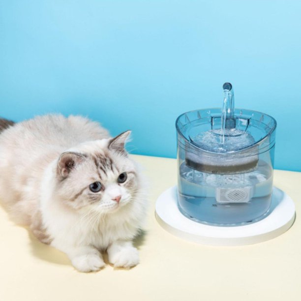 Dispensador automático de fuente de agua para mascotas para perros gatos