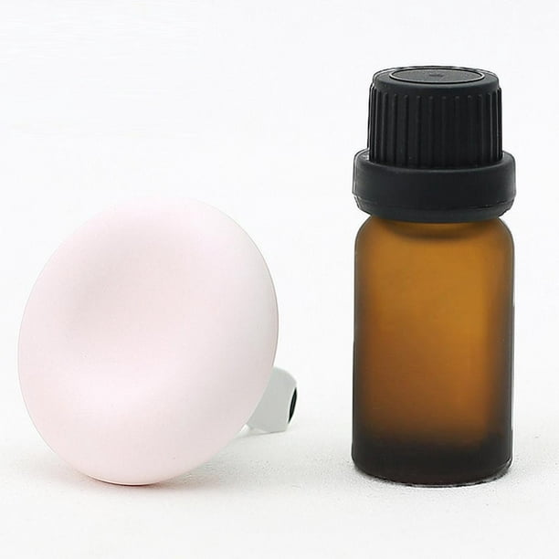 Difusor de aceites esenciales del ambientador del coche de diatomita con la  botella rosa claro jinwen Diatomita para difusor de automóviles