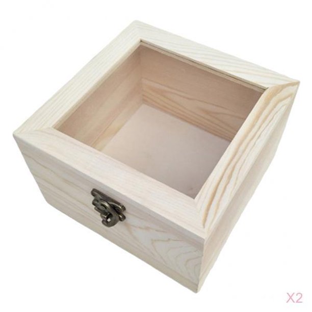 Caja de madera Set x2 - DCAJA