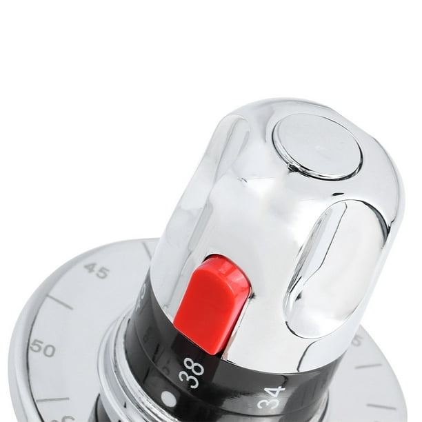 Válvula termostática de control de temperatura Mezclador de ducha de agua  fría y caliente Válvula me CACAGOO Válvula termostática