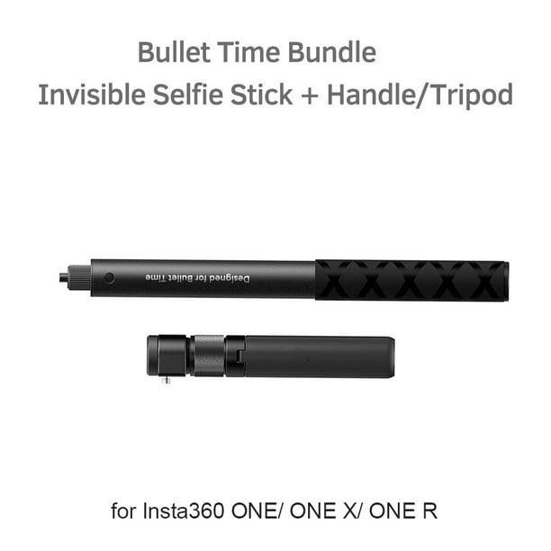 Palo para Selfie Stick Invisible + Trípode + Mango Insta360 Kit Bullet  Time/ Negro