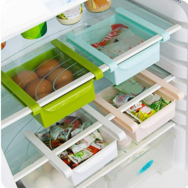 Refrigerador Congelador Organizador Refrigerador Alimentos Huevos  Almacenamiento Negro Gloria compartimiento del organizador del refrigerador