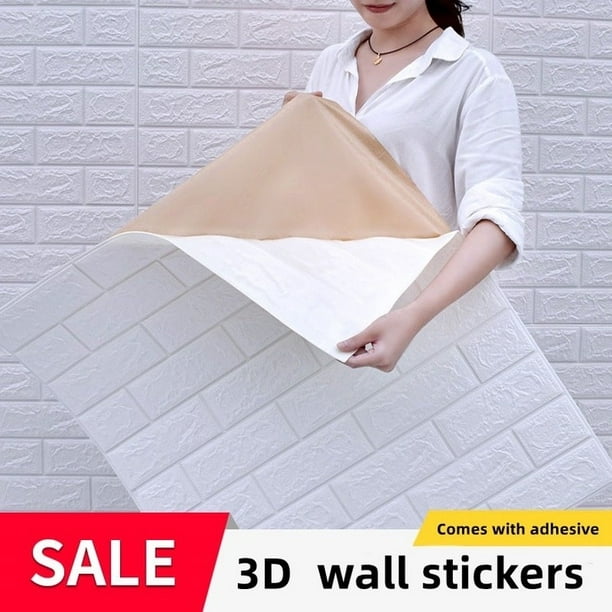 Espuma 3D Mosaico ladrillo adhesivo de pared autoadhesivo papel pintado DIY  Paneles Nuevo - China Adhesivo de pared de PE, adhesivo para pared