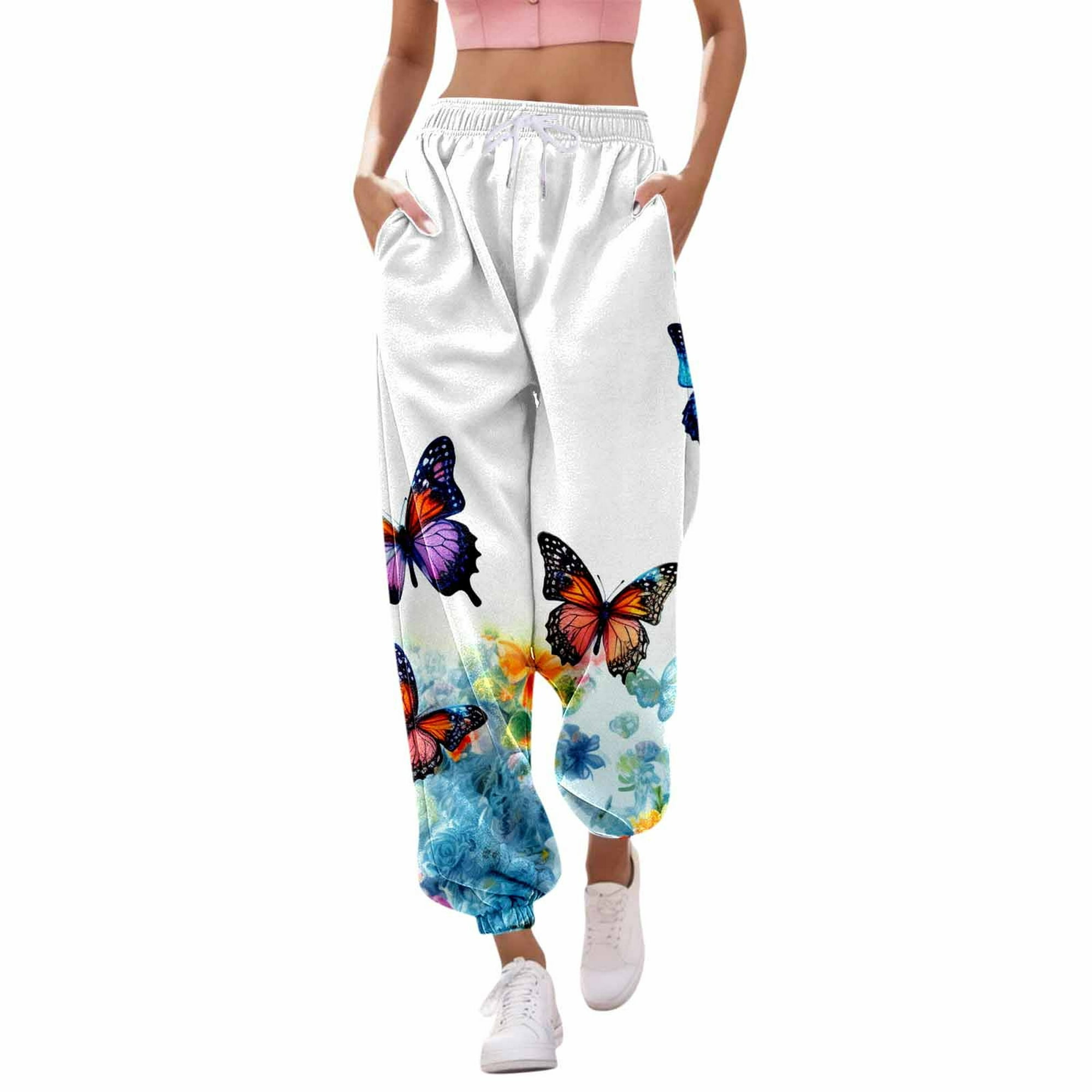 Gibobby pantalones jogger mujer Pantalones deportivos para mujer, mallas  sueltas de primavera y verano, mallas informales de cintura alta, pantalones  de Yoga para mujer (Negro, M)