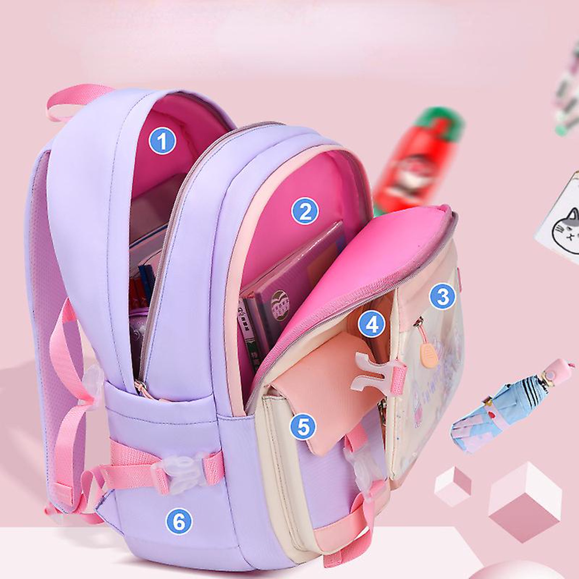  Mochila para niños y niñas, mochilas deportivas con correa  ajustable para viajes, Opción 15 : Ropa, Zapatos y Joyería