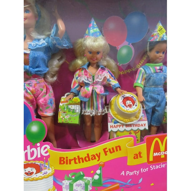 Barbie Birthday Fun at McDonald's - A party for Stacie & Todd