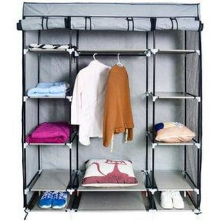 Exhibidor rack colgador para ropa armable de madera