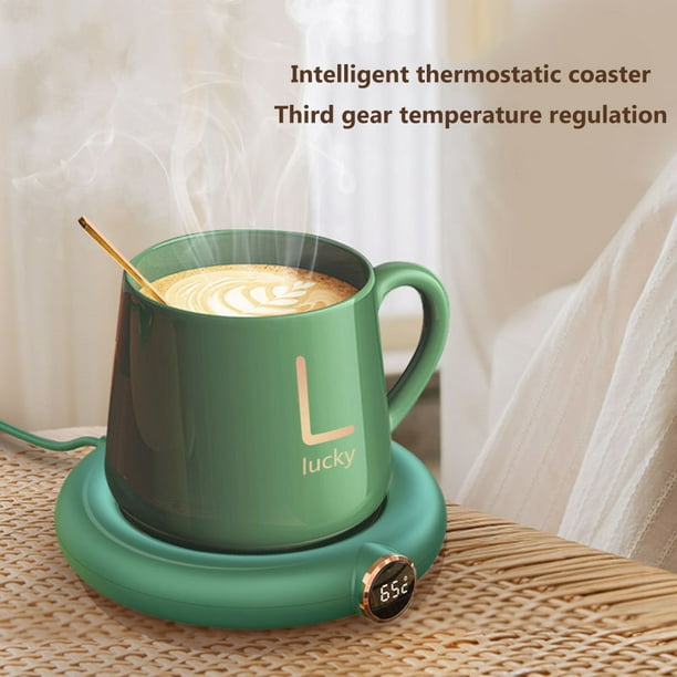 Calentador de taza de café eléctrico placa caliente de leche de temperatura  constante para regalos d Hugtrwg Para estrenar
