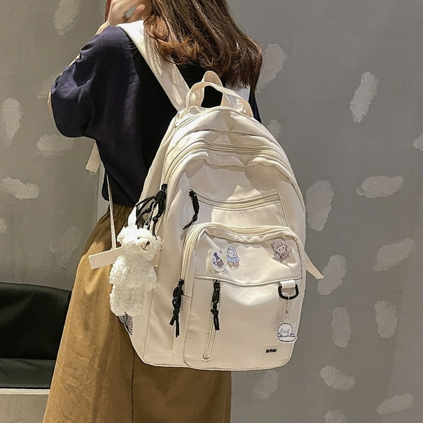 Mochila grande para estudiantes a la moda, nueva mochila escolar