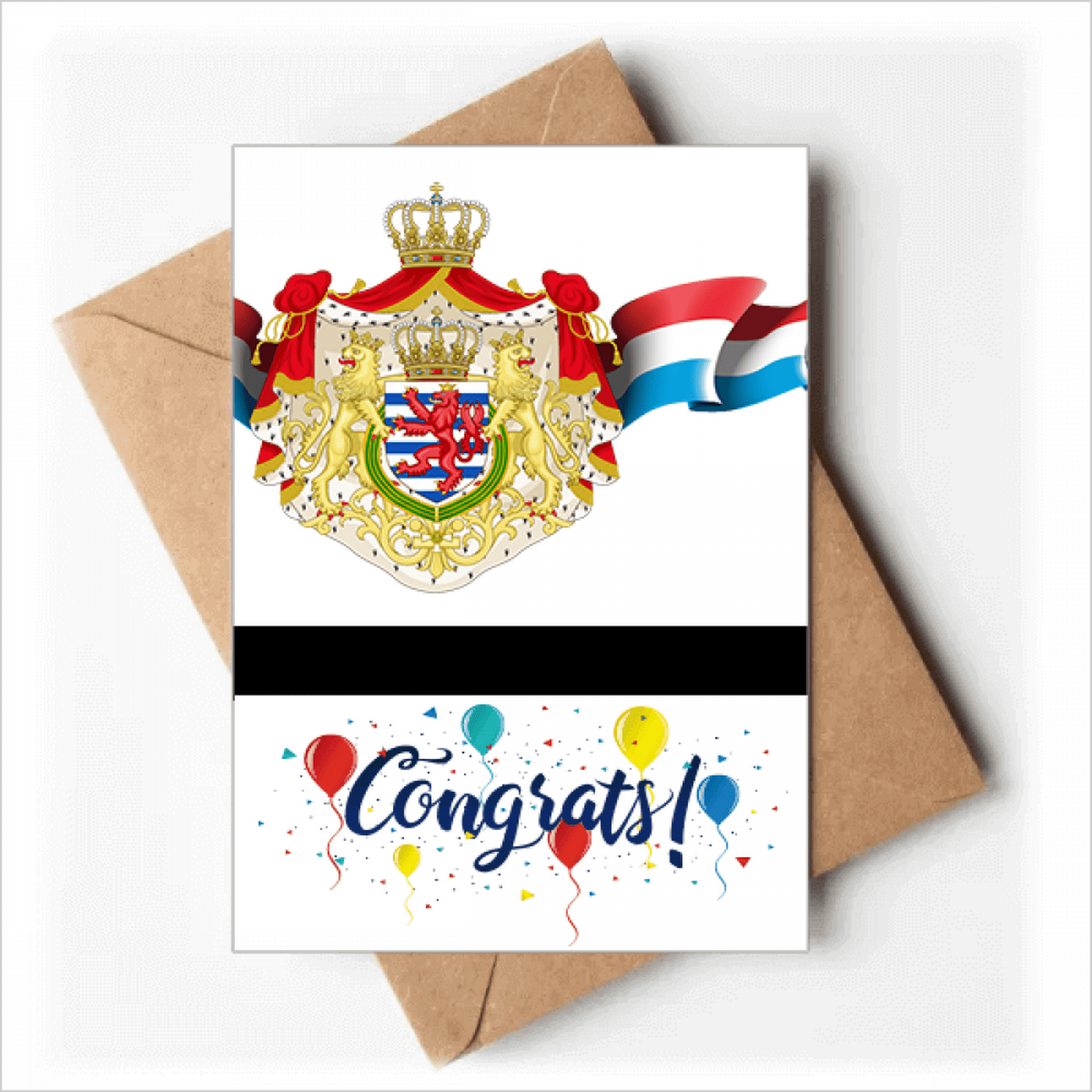 Luxemburgo emblema nacional país símbolo Sobre de la Carta de