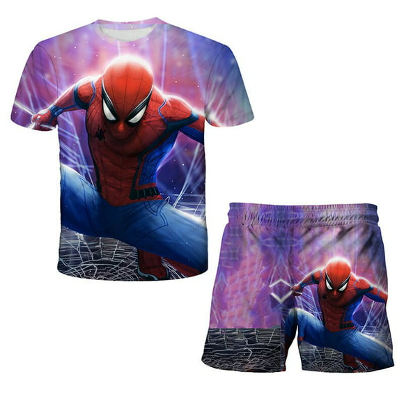 spiderman suit for boy child jogging marvel heroes graphic tshirt korean childrens clothing girls boutique outfits baby shark14t gong bohan led