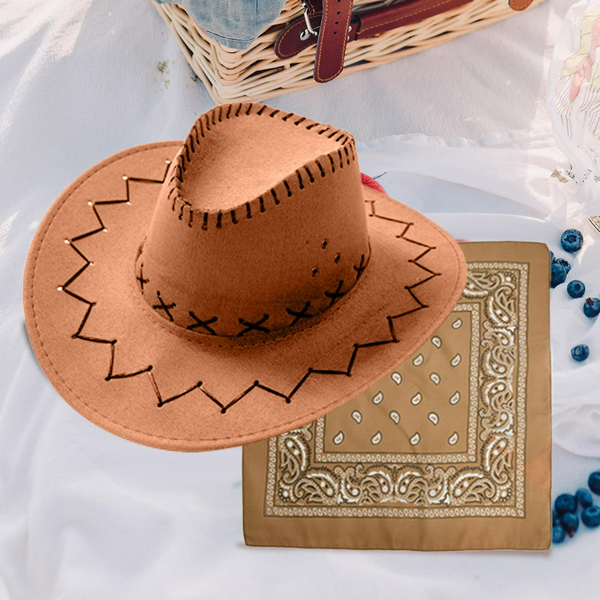  Sombrero vaquero infantil occidental para niños, Marrón : Ropa,  Zapatos y Joyería