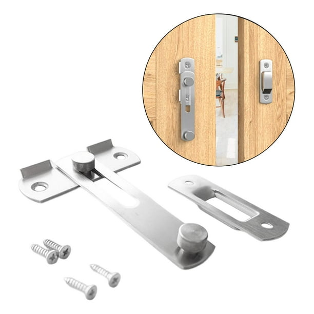 Pestillo de puerta para valla al aire libre – Cerradura de puerta de  aluminio resistente al aire libre – Cerraduras de puerta duraderas para  valla de