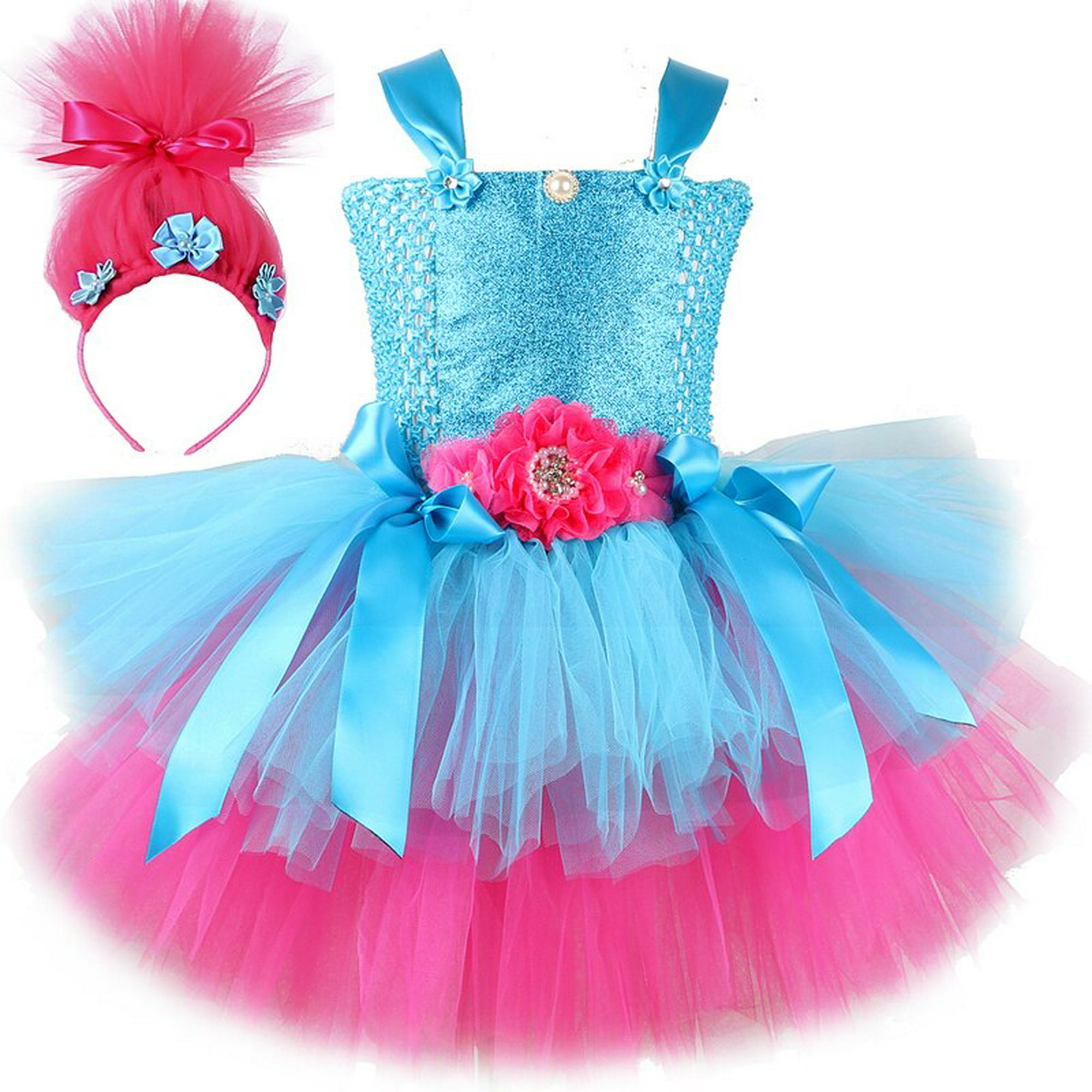  Disfraz de Halloween para niñas pequeñas, vestido de tul de  malla, trajes de princesa (rosa, 2-3 años) : Ropa, Zapatos y Joyería