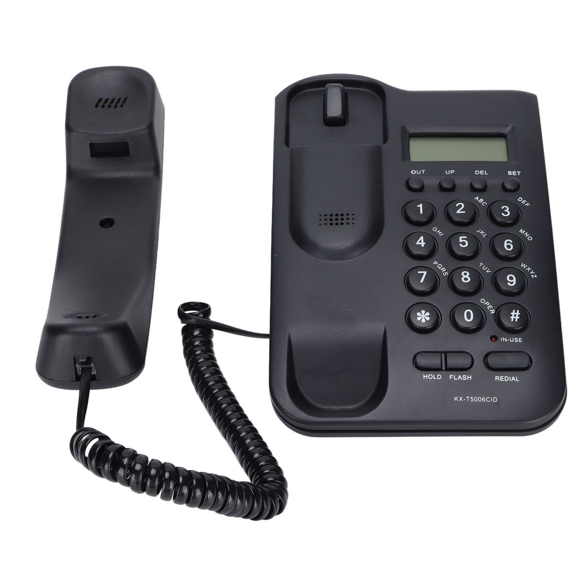 Teléfono con cable, teléfono fijo con marcación semimanos libres, teléfono  de oficina, tecnología avanzada