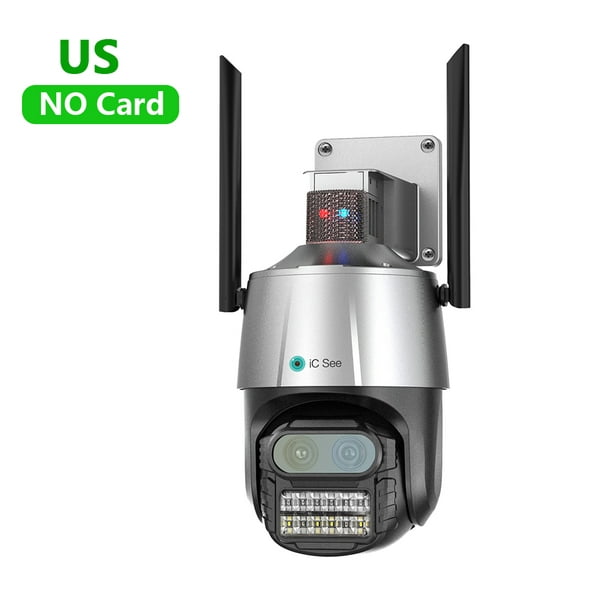 Cámara de vigilancia IP CCTV impermeable dispositivo de vigilancia con  detección Likrtyny humana lente Dual Zoom 8X visión nocturna monitoreo al  aire libre 8MP 4K 24G WiFi