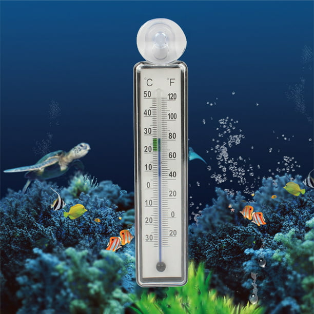  Termómetro de cristal colgante en forma de U para acuario,  termómetro de pared, tanque de peces, monitor de temperatura del agua de  alta precisión (0.236 in/0.315 in/0.472 in/0.591 in) (0.236 in) 