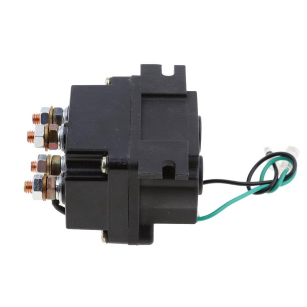 2 Unidades de de Solenoide de Cabrestante 12V 500A, Material Metálico  Antioxidante kusrkot Contactor de relé de solenoide de 12 V