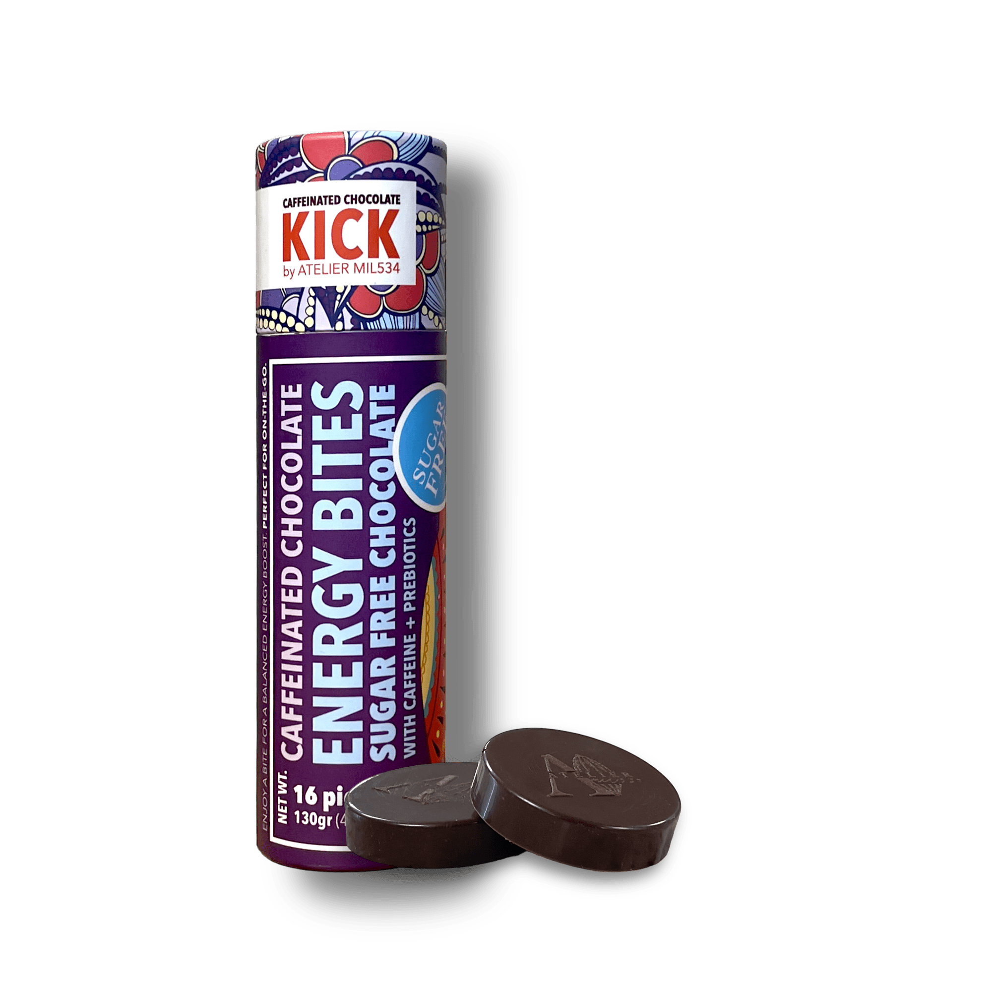 Kick: chocolate sin azúcar con cafeína