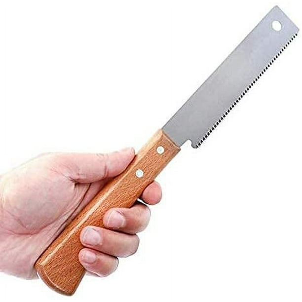 1 sierra de mano pequeña, 300 mm/12 pulgadas, sierra japonesa para  carpintería, herramienta de recorte de sierra para carpintería doméstica  con mango de madera oso de fresa Electrónica