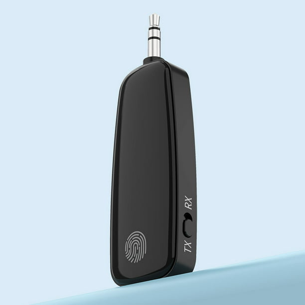 VAORLO-Adaptador USB Bluetooth 5,0, receptor de Audio estéreo 3 en 1,  transmisor de 3,5 MM, AUX, Dongle inalámbrico para PC, TV y coche